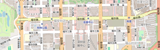 城市商务酒店 位置地图（静态图）