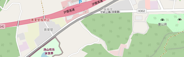 温泉山庄 位置地图（静态图）