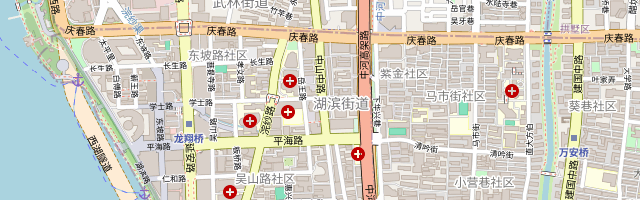 湖滨度假酒店 位置地图（静态图）