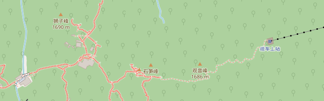 山景度假别墅 位置地图（静态图）